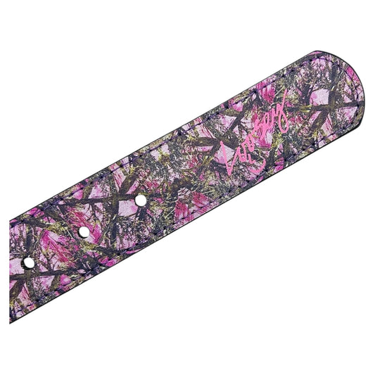 LOOSEY PREMIUM CAMO PINK STUD BELT