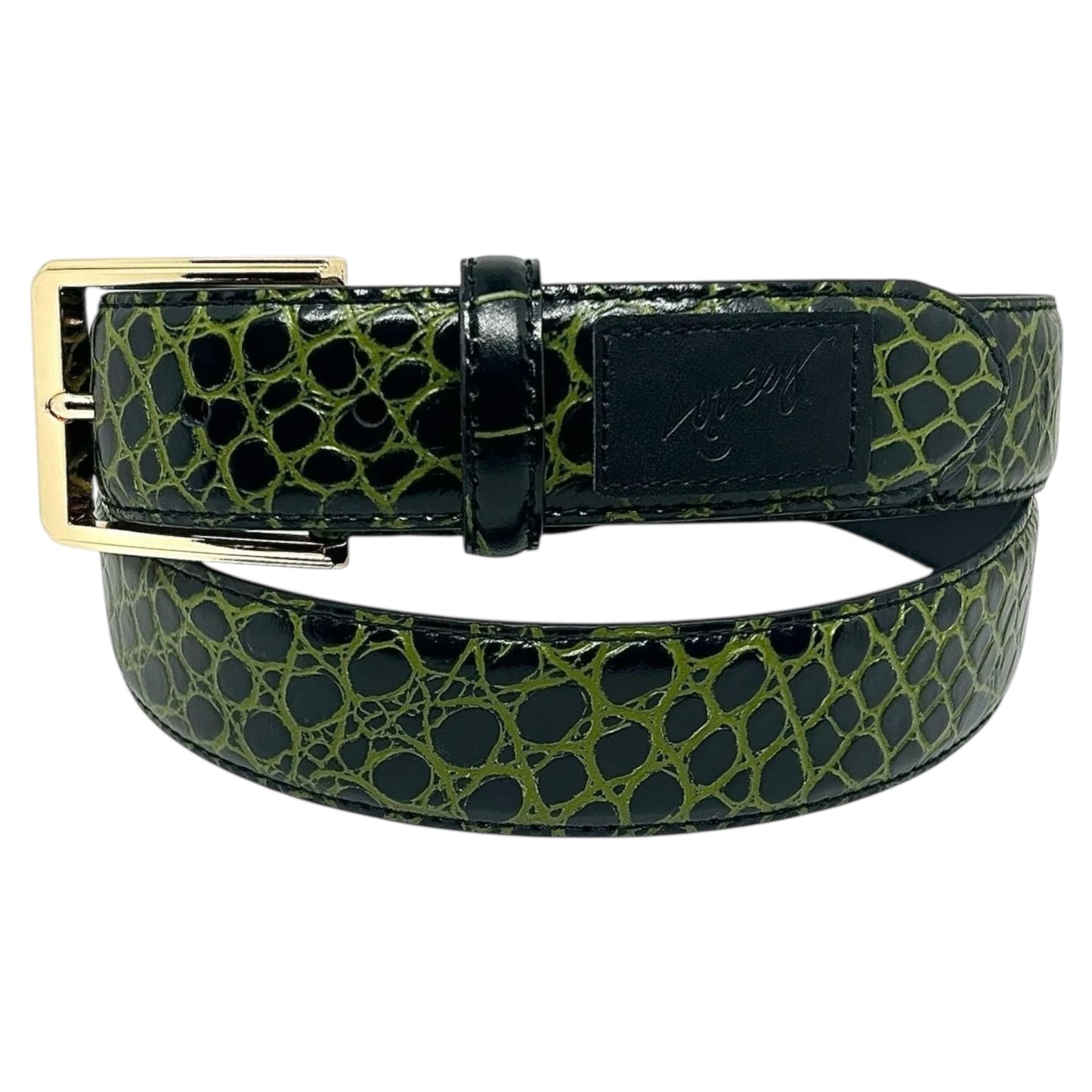 LOOSEY PREMIUM REPTILE BELT GREEN