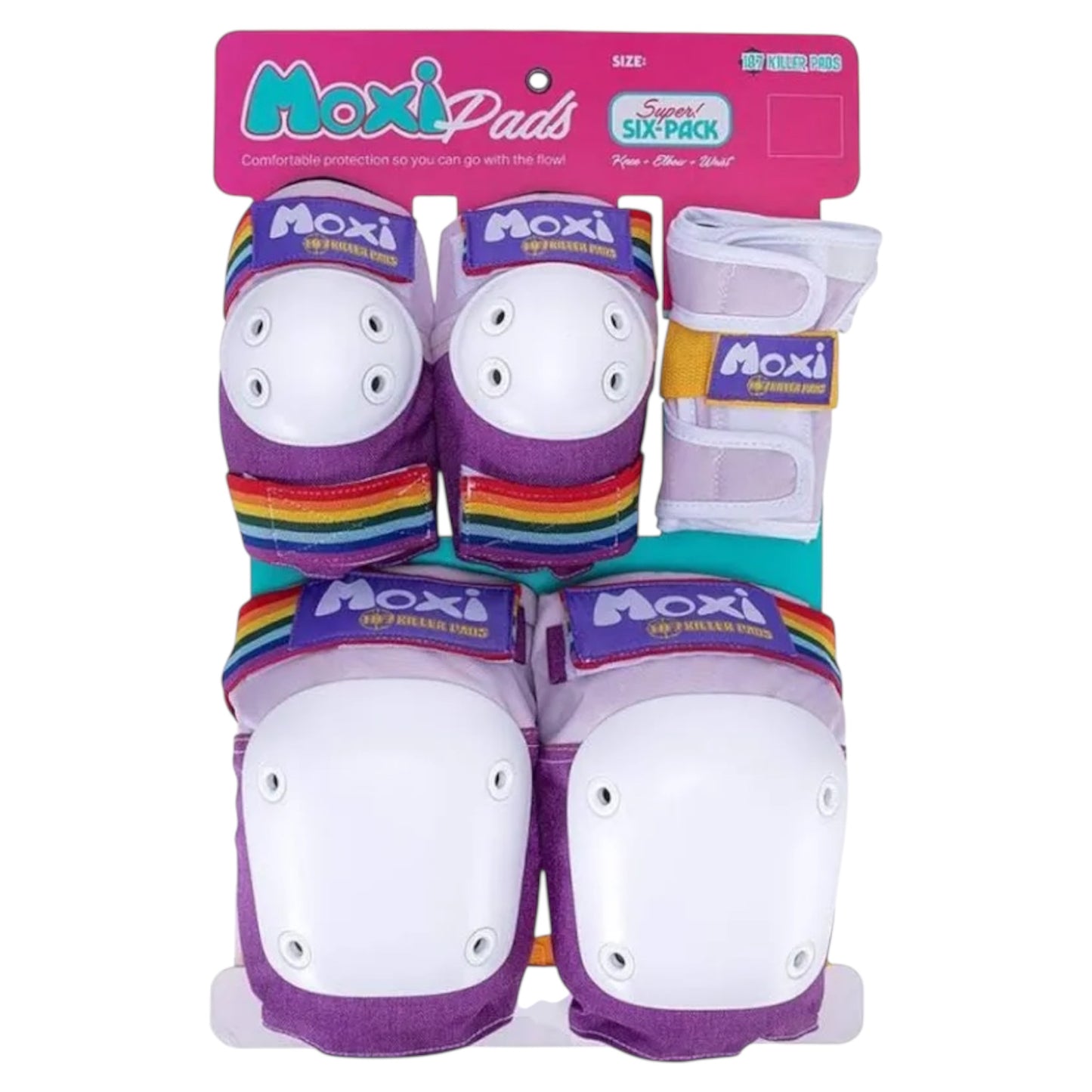 187 KILLER PADS MOXI PADS SUPER SIX PACK LAVENDER