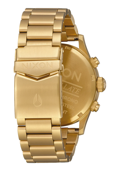 NIXON SENTRY CHRONO WATCH ALL GOLD