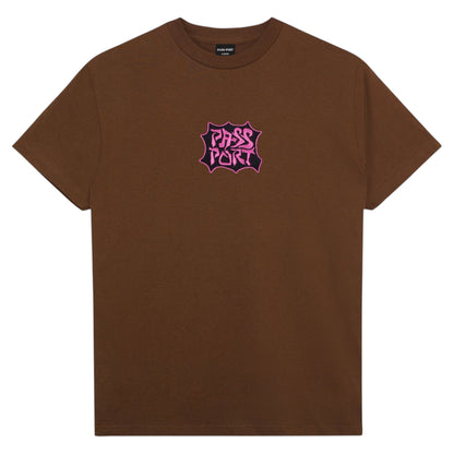 PASSPORT GLYPH TEE CHOCOLATE