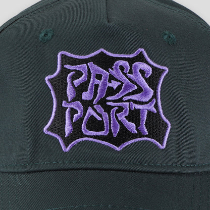 PASSPORT GLYPH PACKERS CAP JADE GREEN