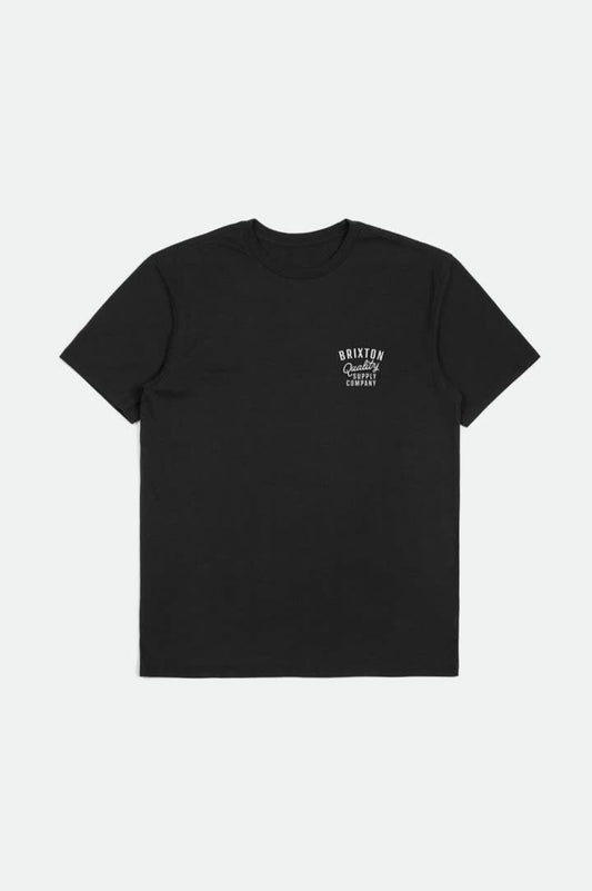 BRIXTON HUBAL TEE BLACK