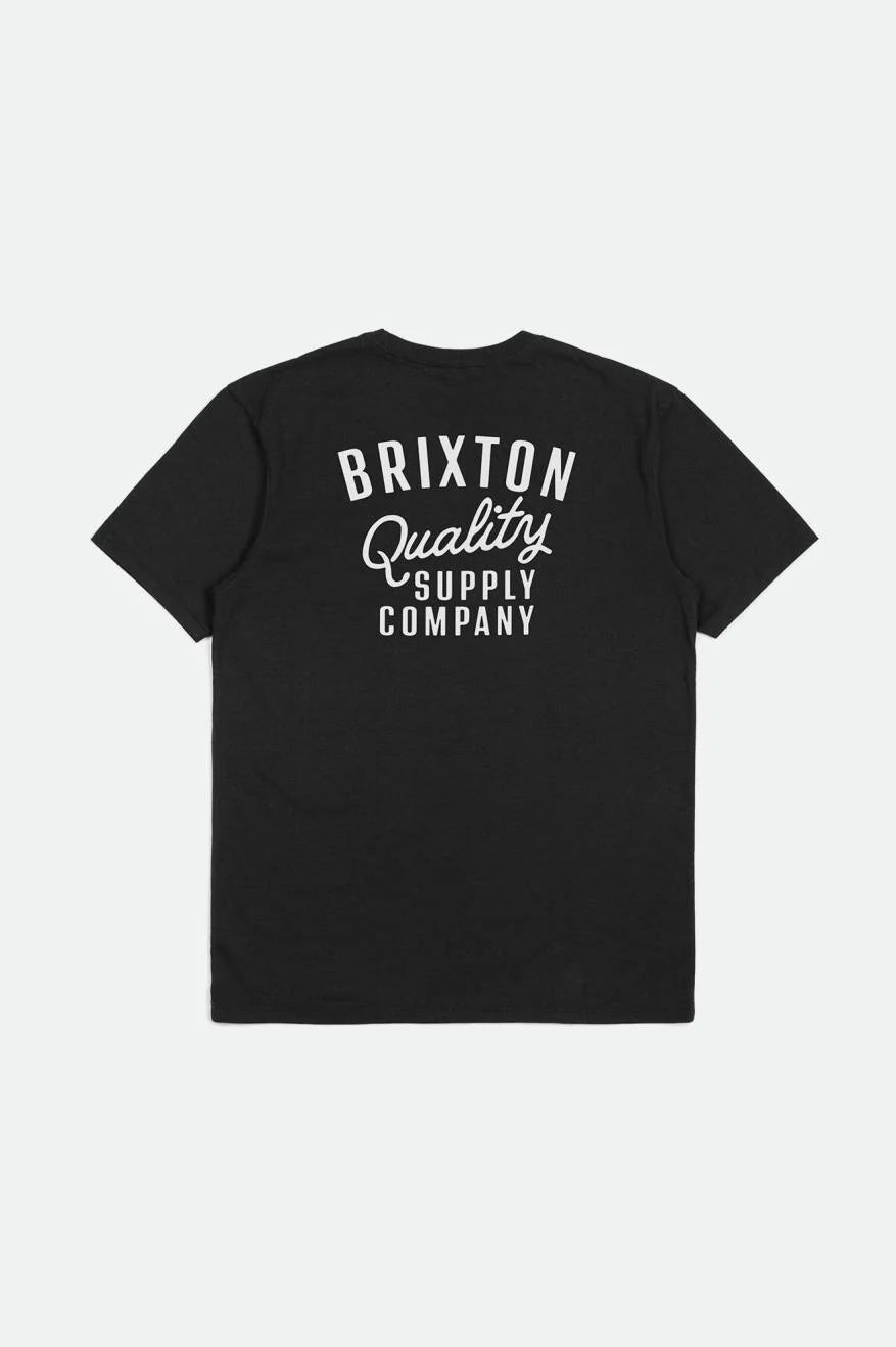 BRIXTON HUBAL TEE BLACK