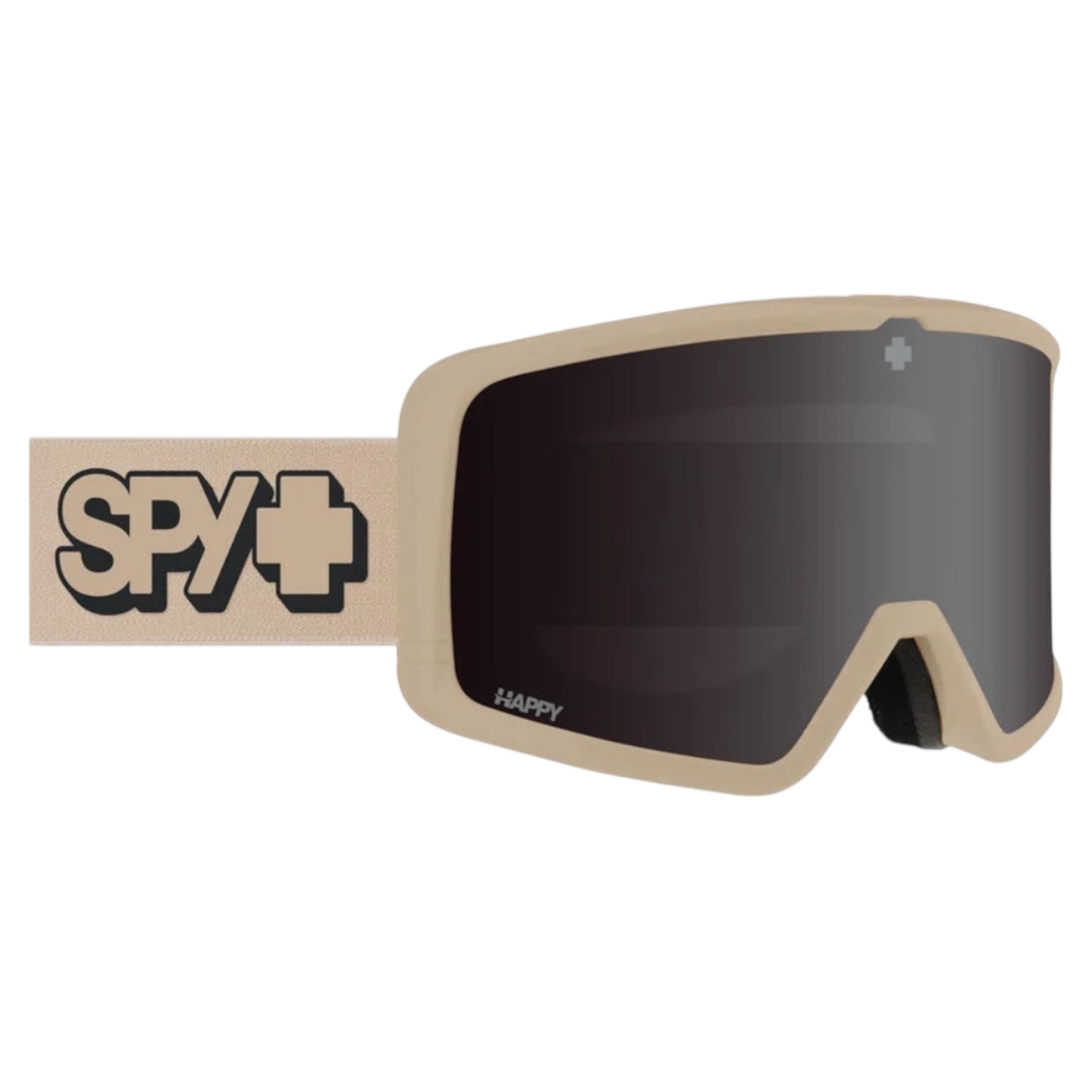 SPY MEGALITH TAN HAPPY MIXED LIGHT ROSE BLACK MIRROR PLUS HAPPY LOW LIGHT YELLOW GOGGLE