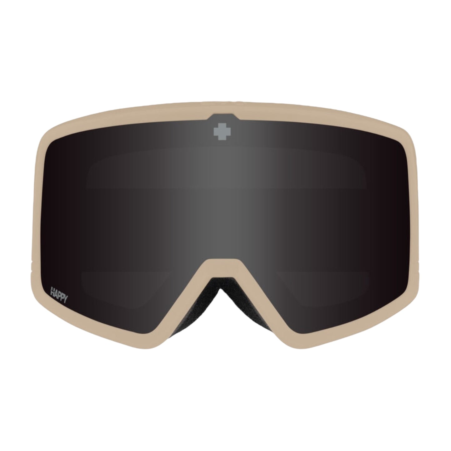 SPY MEGALITH TAN HAPPY MIXED LIGHT ROSE BLACK MIRROR PLUS HAPPY LOW LIGHT YELLOW GOGGLE