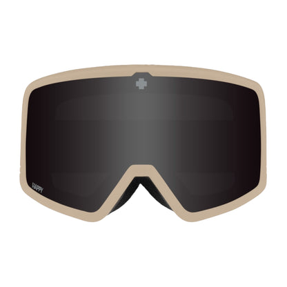 SPY MEGALITH TAN HAPPY MIXED LIGHT ROSE BLACK MIRROR PLUS HAPPY LOW LIGHT YELLOW GOGGLE