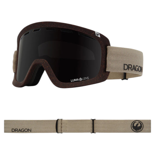 DRAGON D1 OTG RAW LIGHT LUMA LENS MIDNIGHT PLUS AMBER GOGGLE