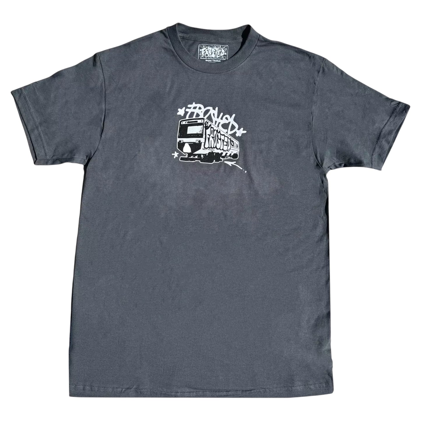 FROSTED METRO LOGO SHIRT GREY