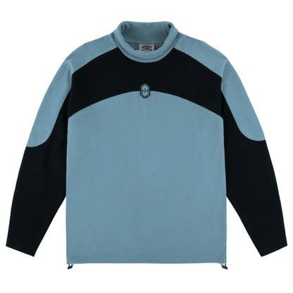 SOUVENIR MID LAYER TURTLE NECK BLUE BLACK