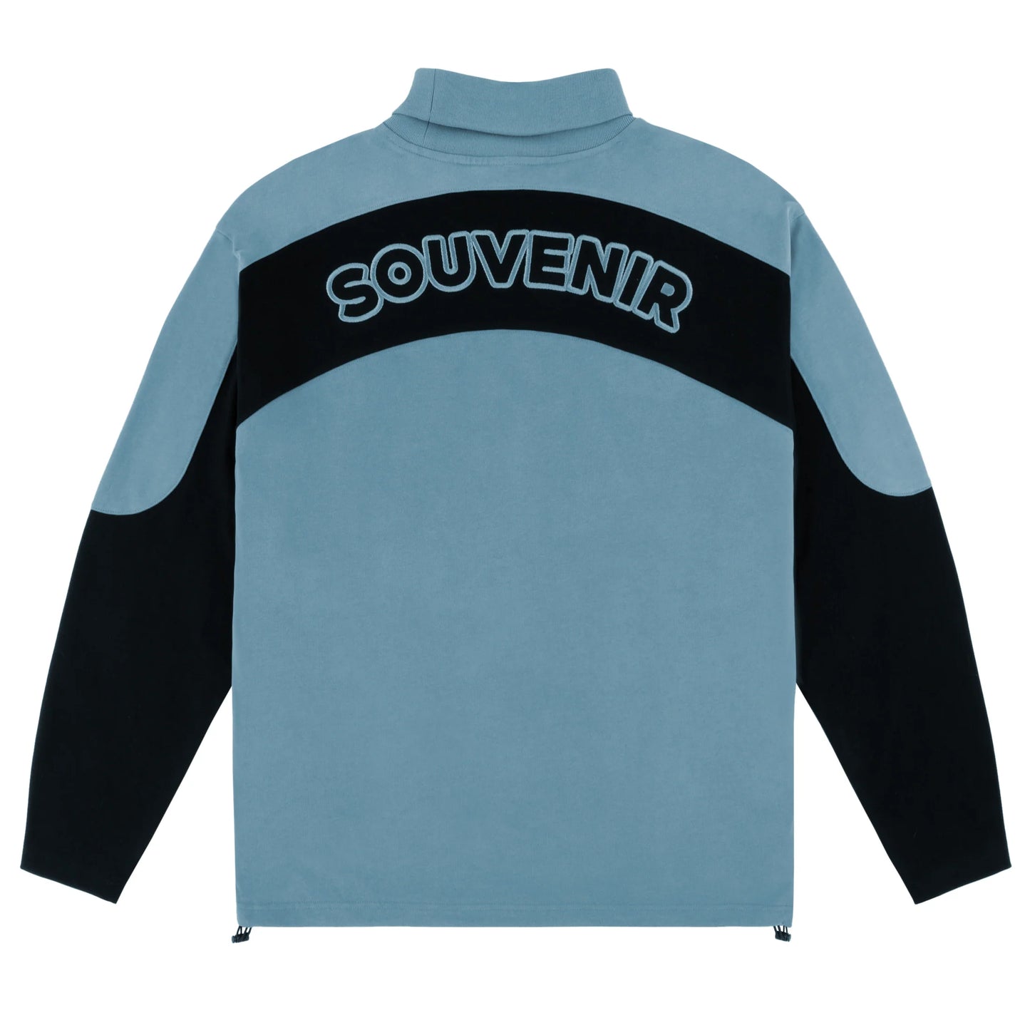 SOUVENIR MID LAYER TURTLE NECK BLUE BLACK