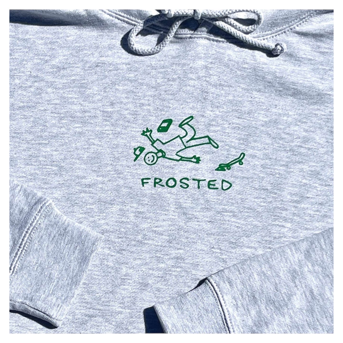 FROSTED CLASSIC MONDAY HOODIE GREY