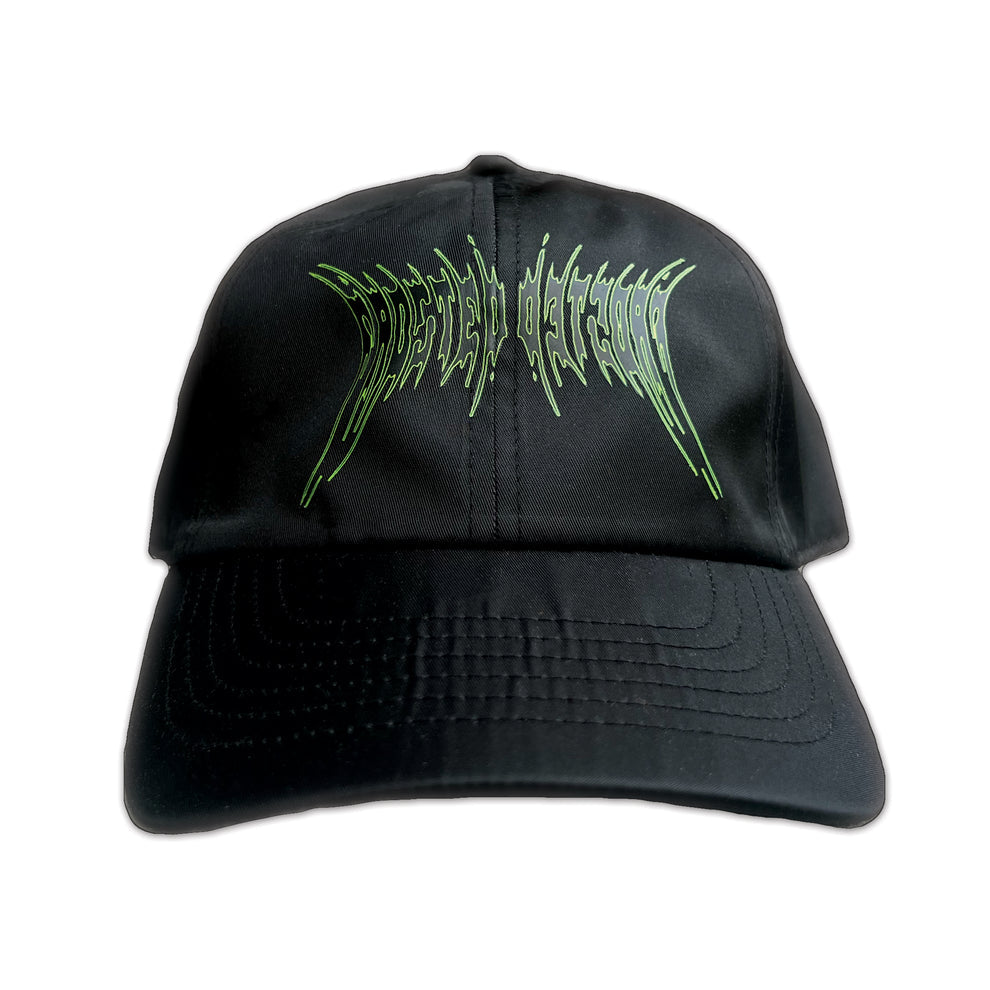 FROSTED BUTTERFLY CAP BLACK