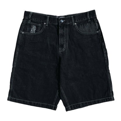 FROSTED CPU. JORTS SHORTS OFF BLACK