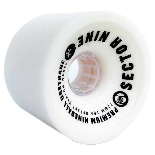 SECTOR 9 NINE BALL OPAQUE WHITE 78A WHEELS 72MM