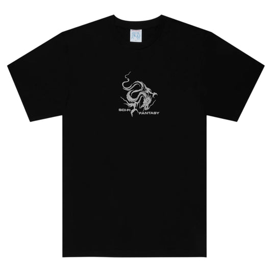 SCI FI FANTASY DRAGON TEE BLACK