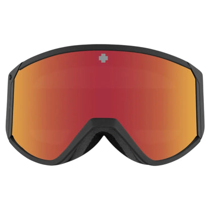 SPY RAIDER MATTE BLACK MIXED LIGHT ROSE RED SPECTRA MIRROR GOGGLE