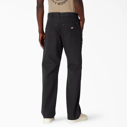 DICKIES DOUBLE FRONT DUCK PANT STONEWASHED BLACK