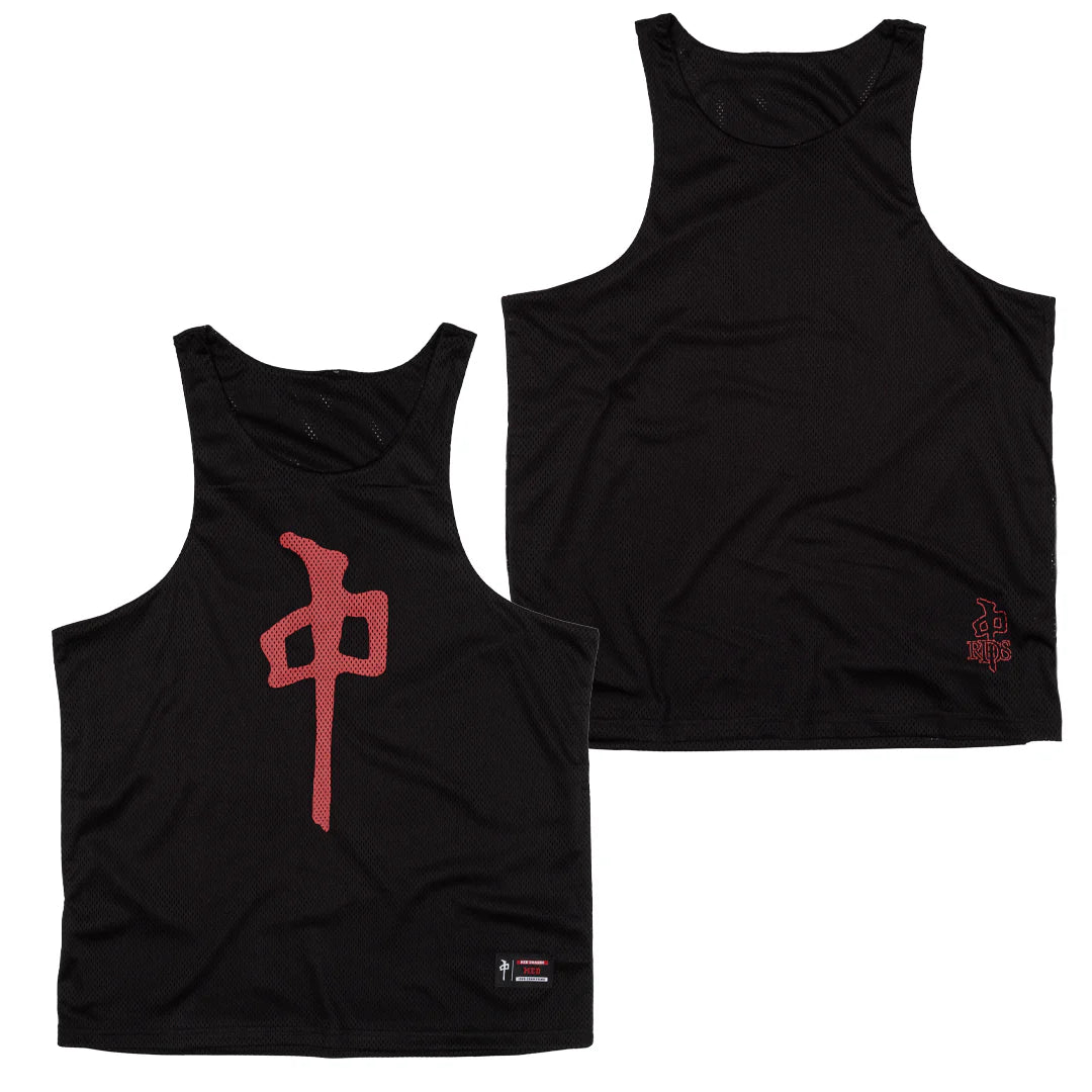 RDS MESH TANK CHUNG BLACK RED