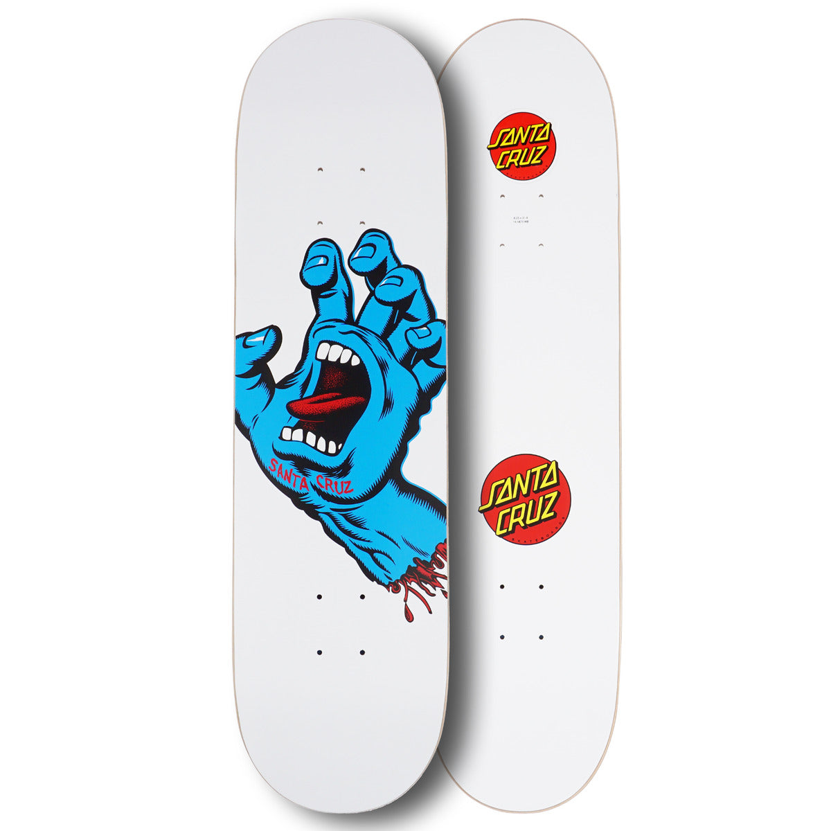 SANTA CRUZ SCREAMING HAND DECK 8.25