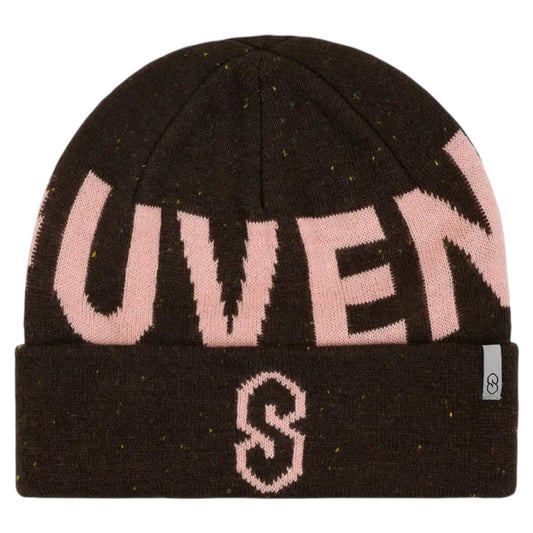 SOUVENIR SPECKLED CUFF BEANIE CHOCOLATE