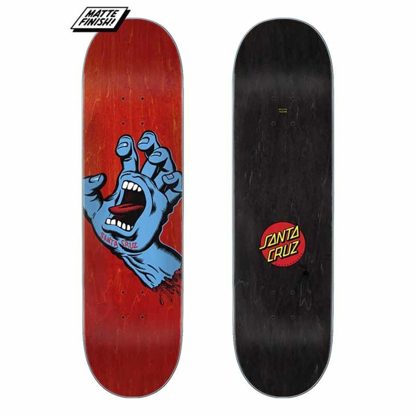 SANTA CRUZ SCREAMING HAND DECK 8.0