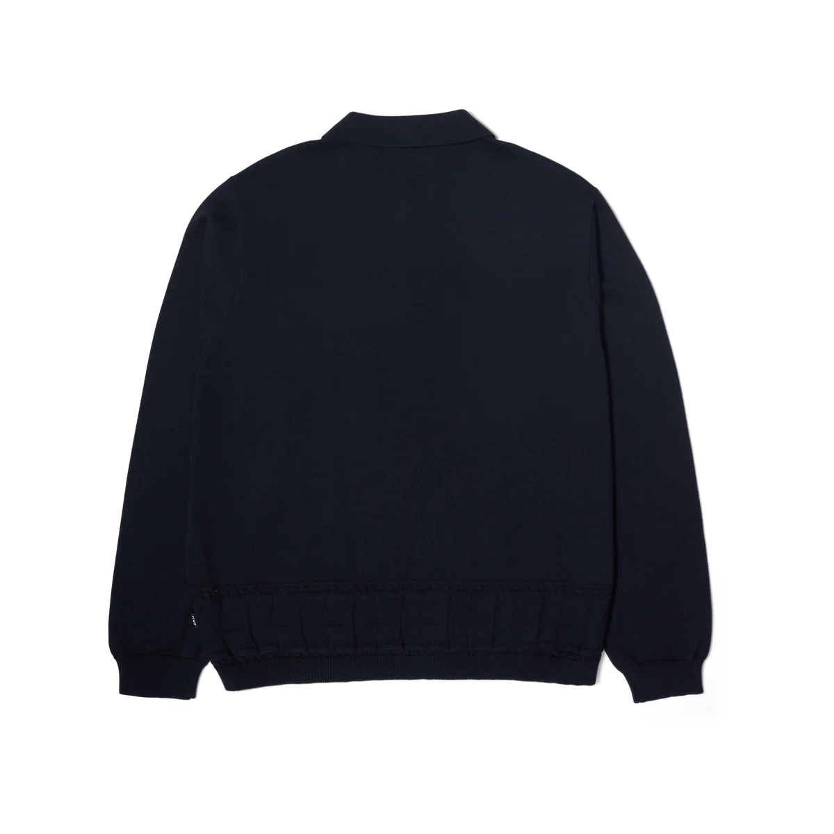 HUF TOWNER LONGSLEEVE KNIT TOP NAVY