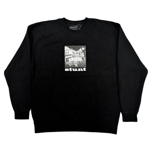 STUNT HAUNTED HOUSE CREWNECK BLACK