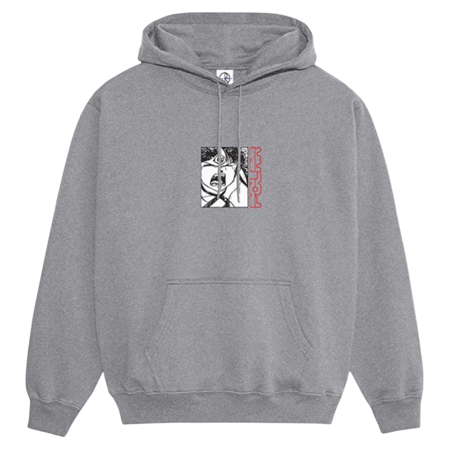 POLAR DAVE THIRD EYE HOODIE HEATHER GREY