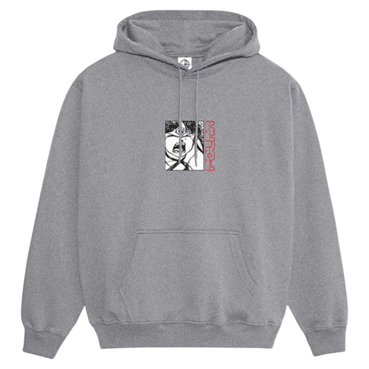 POLAR DAVE THIRD EYE HOODIE HEATHER GREY