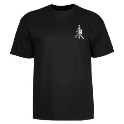 POWELL PERALTA SKULL AMD SWORD TEE BLACK