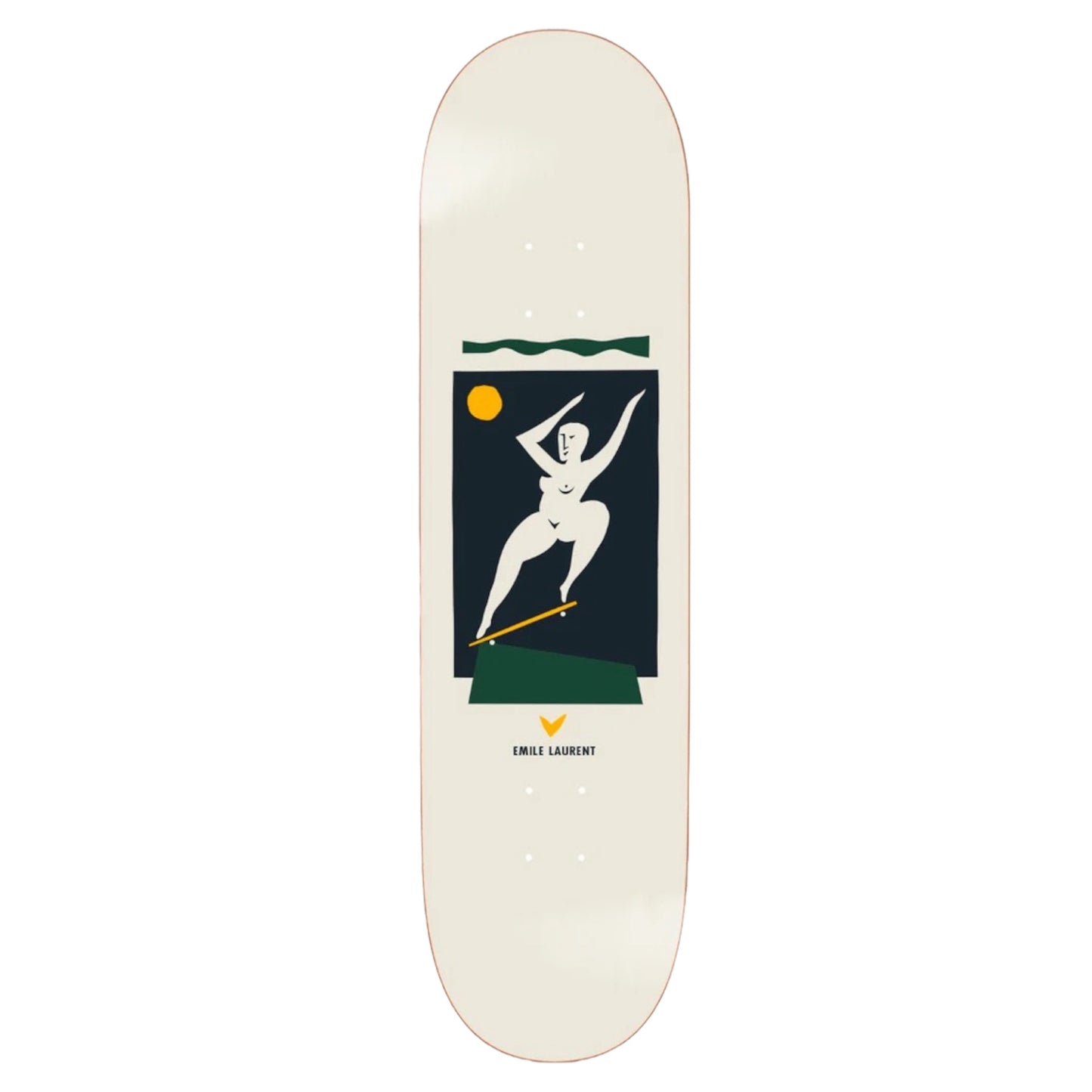 POLAR EMILE LAURENT CROOKS CREAM DECK 8.125