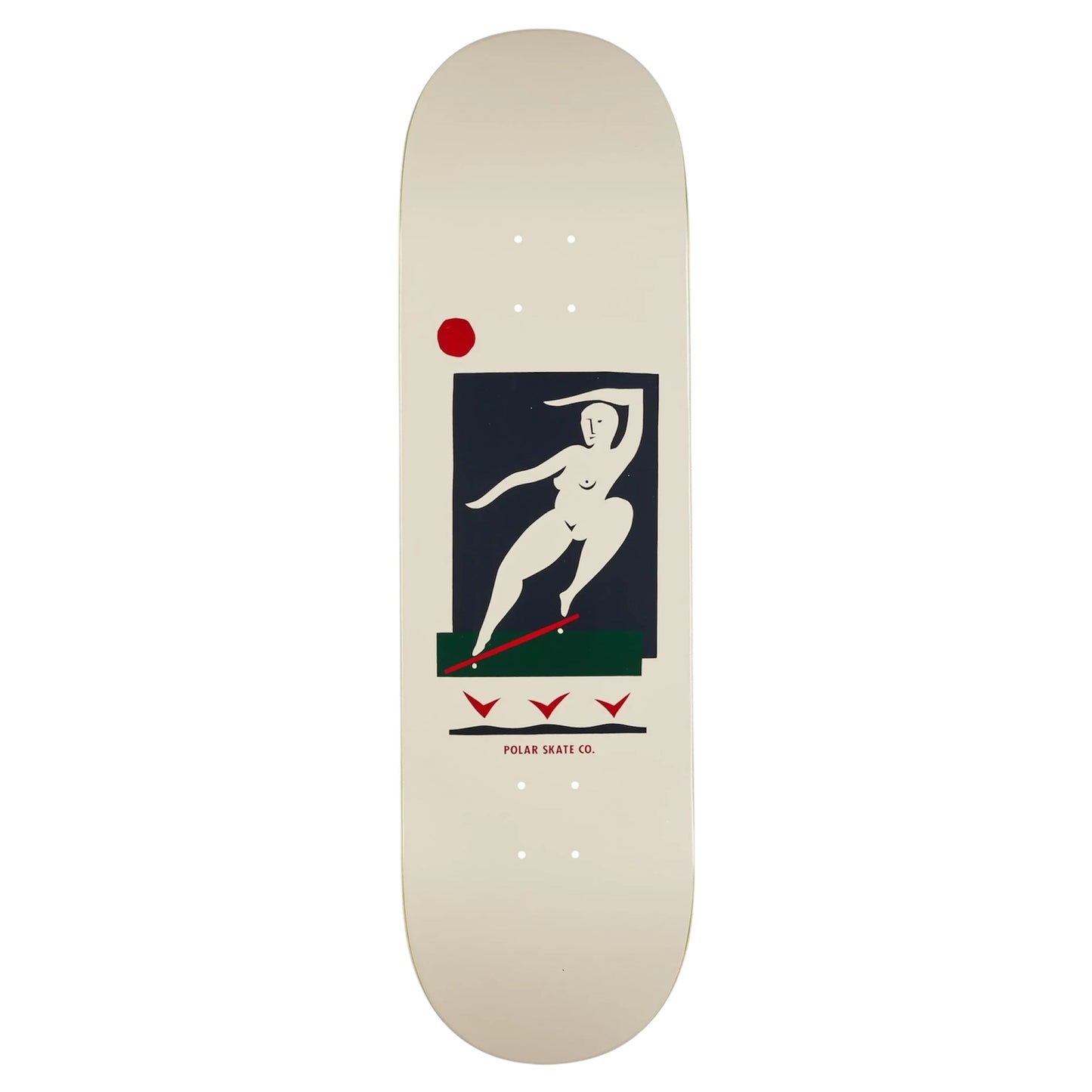 POLAR TEAM BS SMITH CREAM DECK 9.0