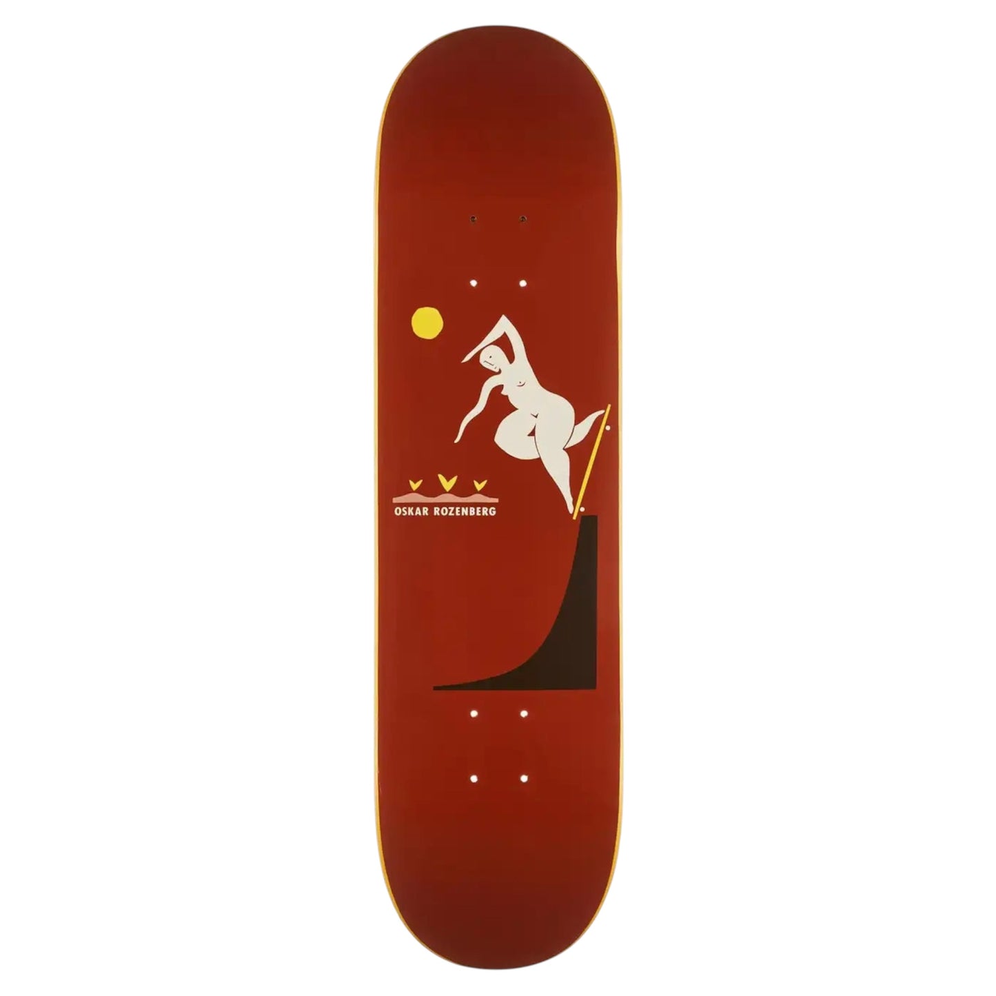 POLAR OSKAR ROZENBURG BS NOSEBLUNT BURNT RED DECK 8.0