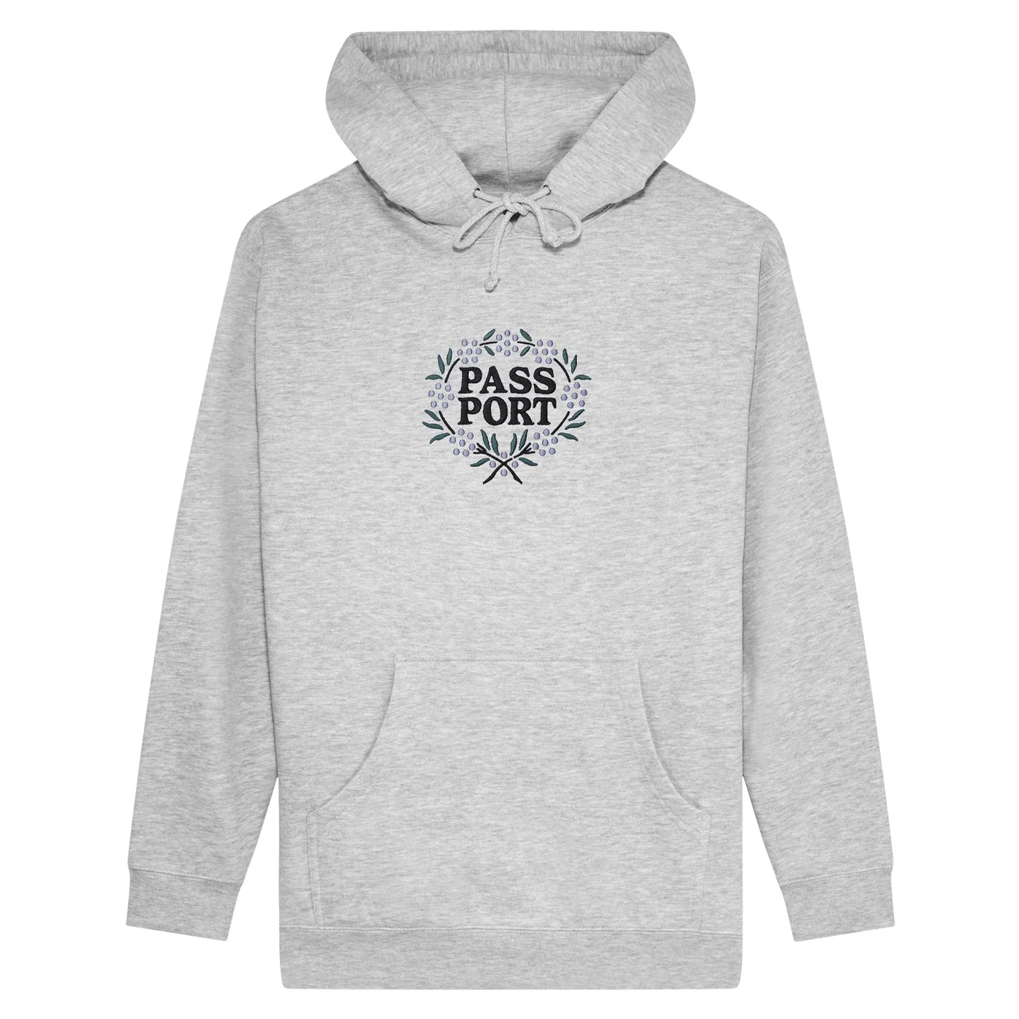 PASSPORT WATTLE HOODIE ASH