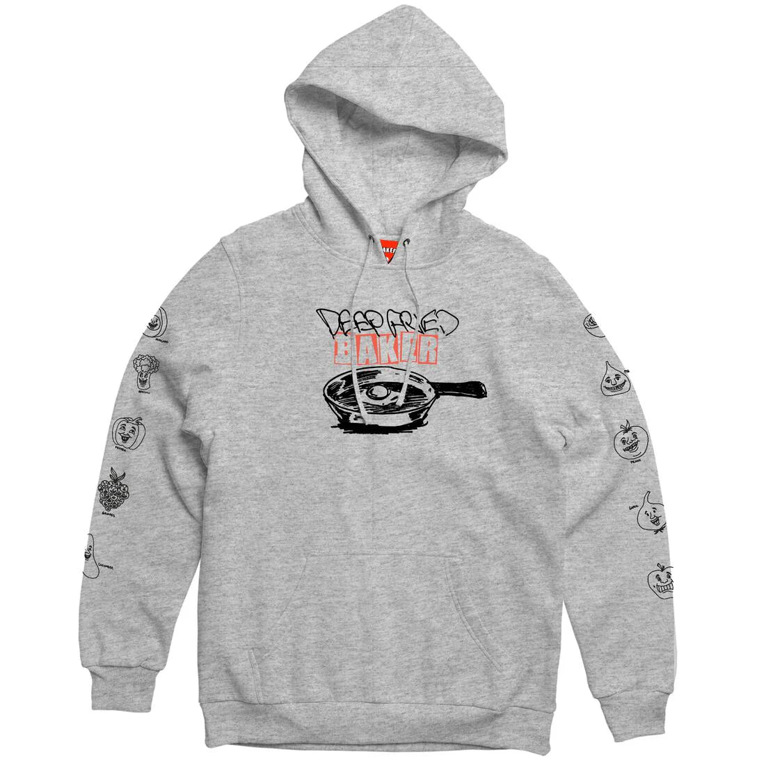 BAKER DEEP FRIED HOODIE GREY HEATHER