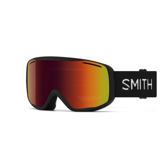 SMITH RALLY BLACK GOGGLES RED SOL-X MIRROR