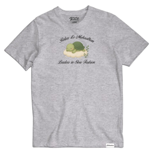 MEHRATHON SLOW FASHION SHIRT HEATHER GREY