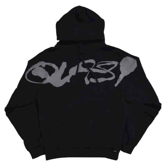 QUASI BLOT HOODIE BLACK