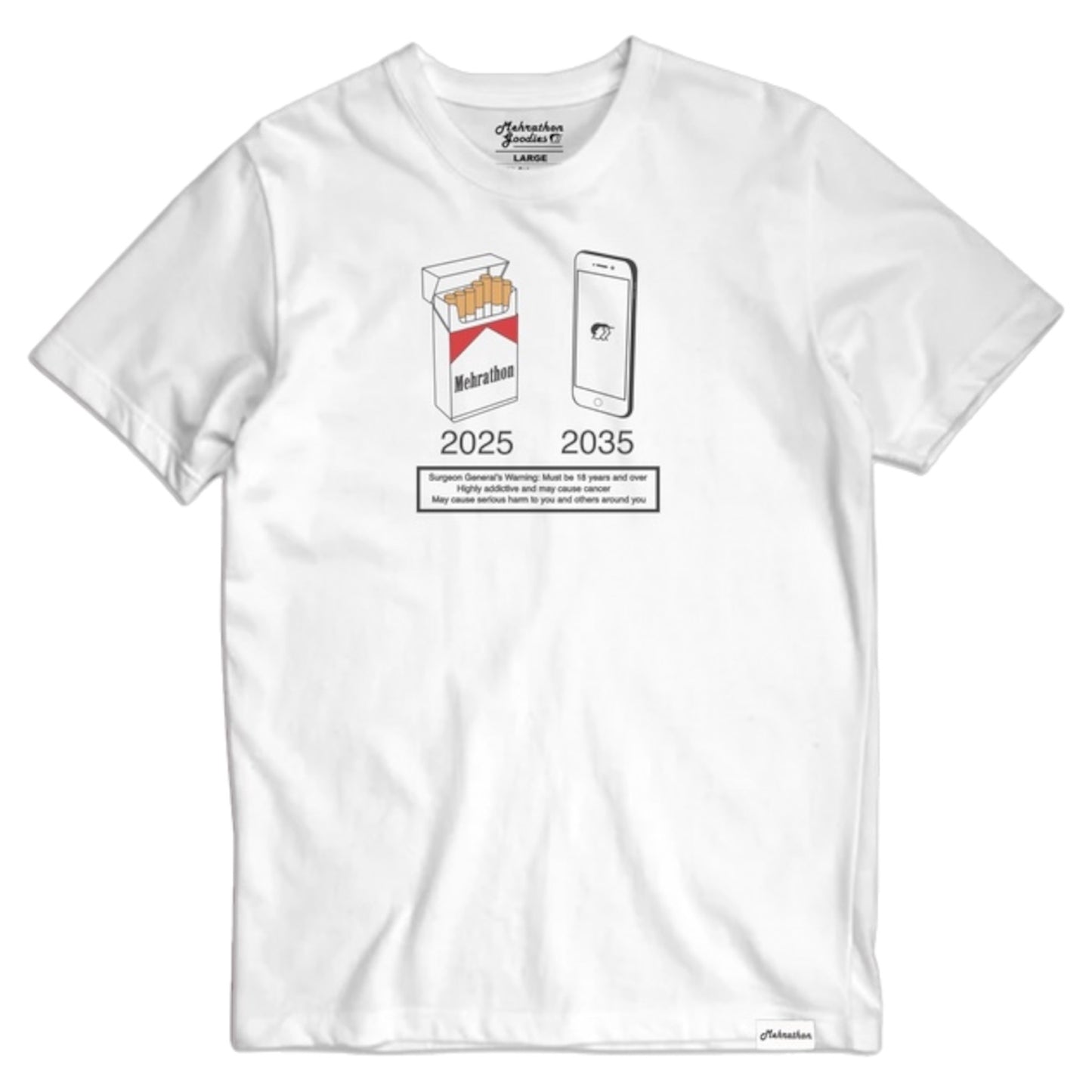 MEHRATHON HINDSIGHT TEE WHITE