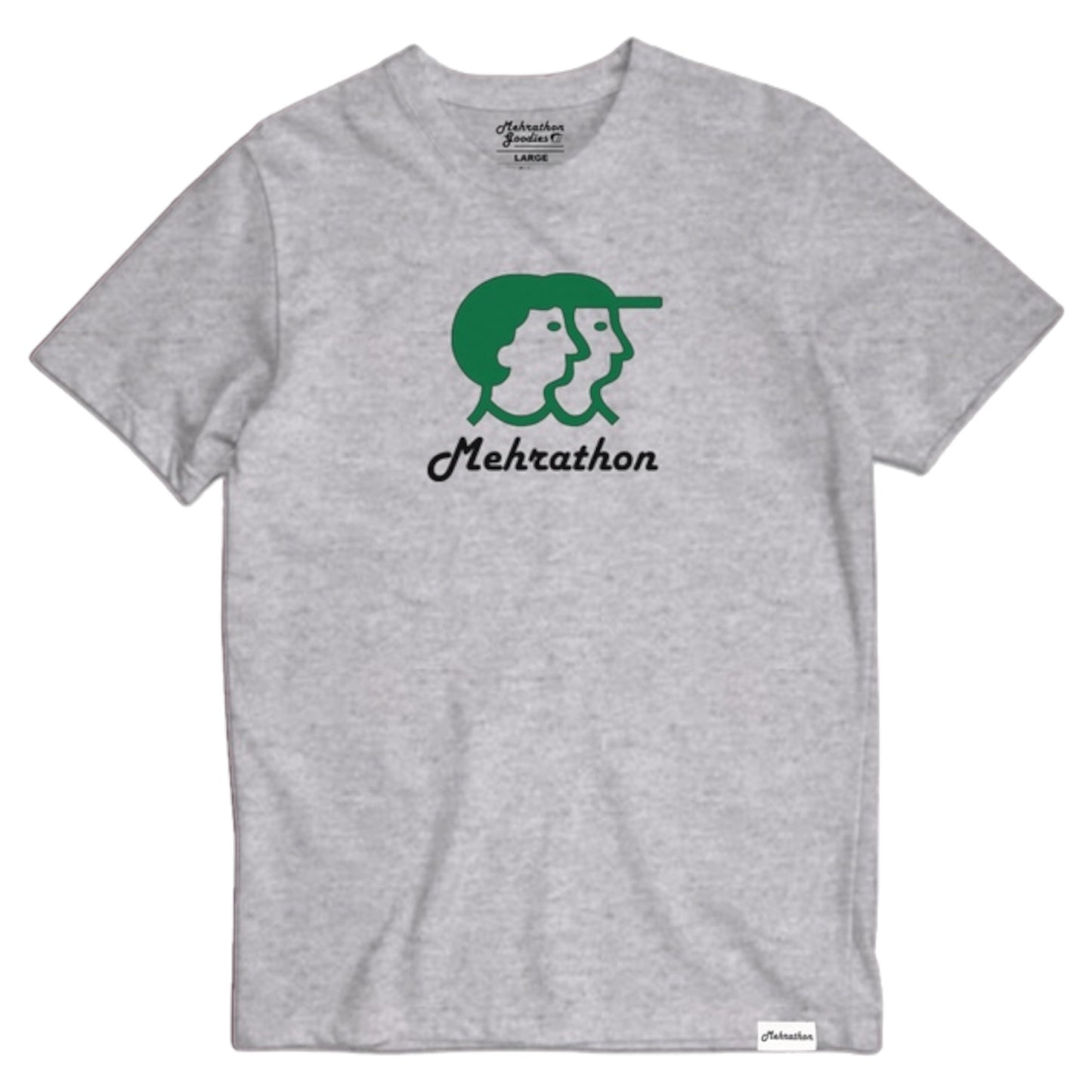 MEHRATHON R&S CORPORATE TEE HEATHER GREY