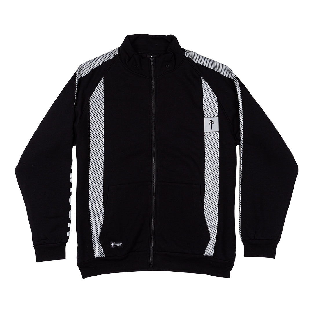 RDS ZIP HIGH VIS FIRE RETARDENT HOODIE BLACK BLACK