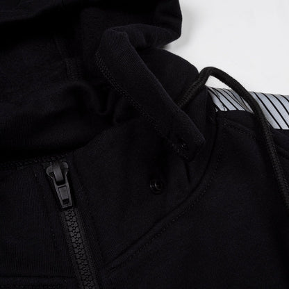 RDS ZIP HIGH VIS FIRE RETARDENT HOODIE BLACK BLACK