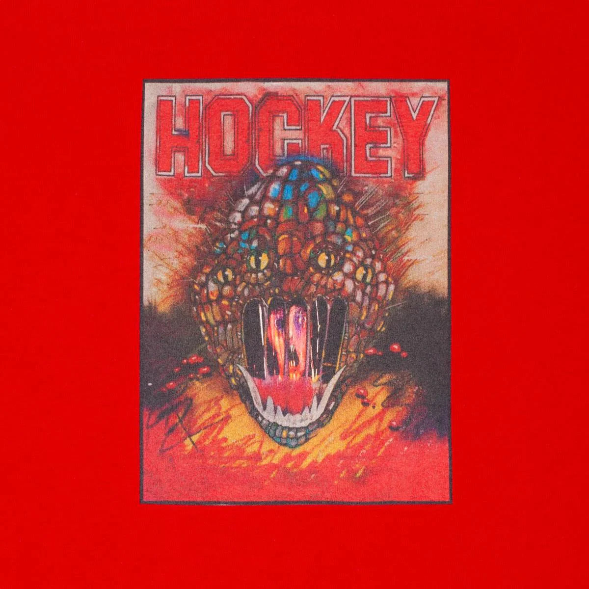 HOCKEY WAR ON MICE TEE RED