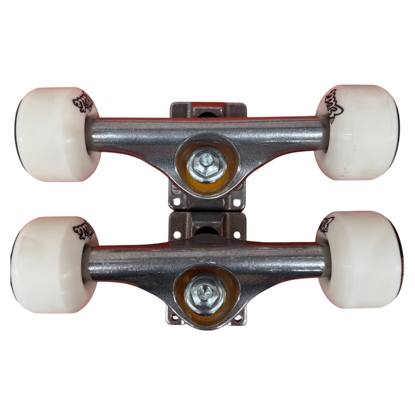 INDEPENDANT POLISHED MID TRUCKS ASSEMBLY WITH OJ WHEELS 101a 54MM