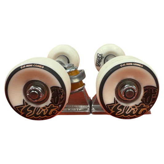 INDEPENDANT POLISHED MID TRUCKS ASSEMBLY WITH OJ WHEELS 101a 54MM