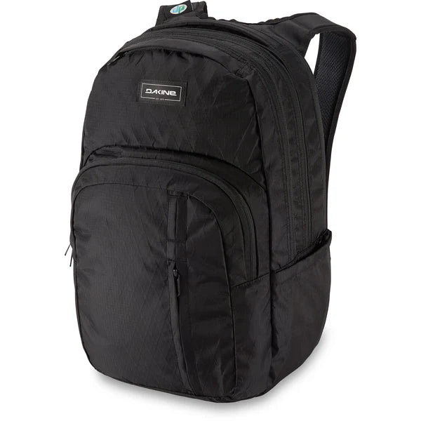 DAKINE CAMPUS PREMIUM 28L BACKPACK BLACK RIPSTOP/WHITE