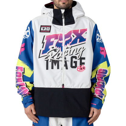686 FOX RACING SHELL ANORAK FOX WHITE COLORBLOCK