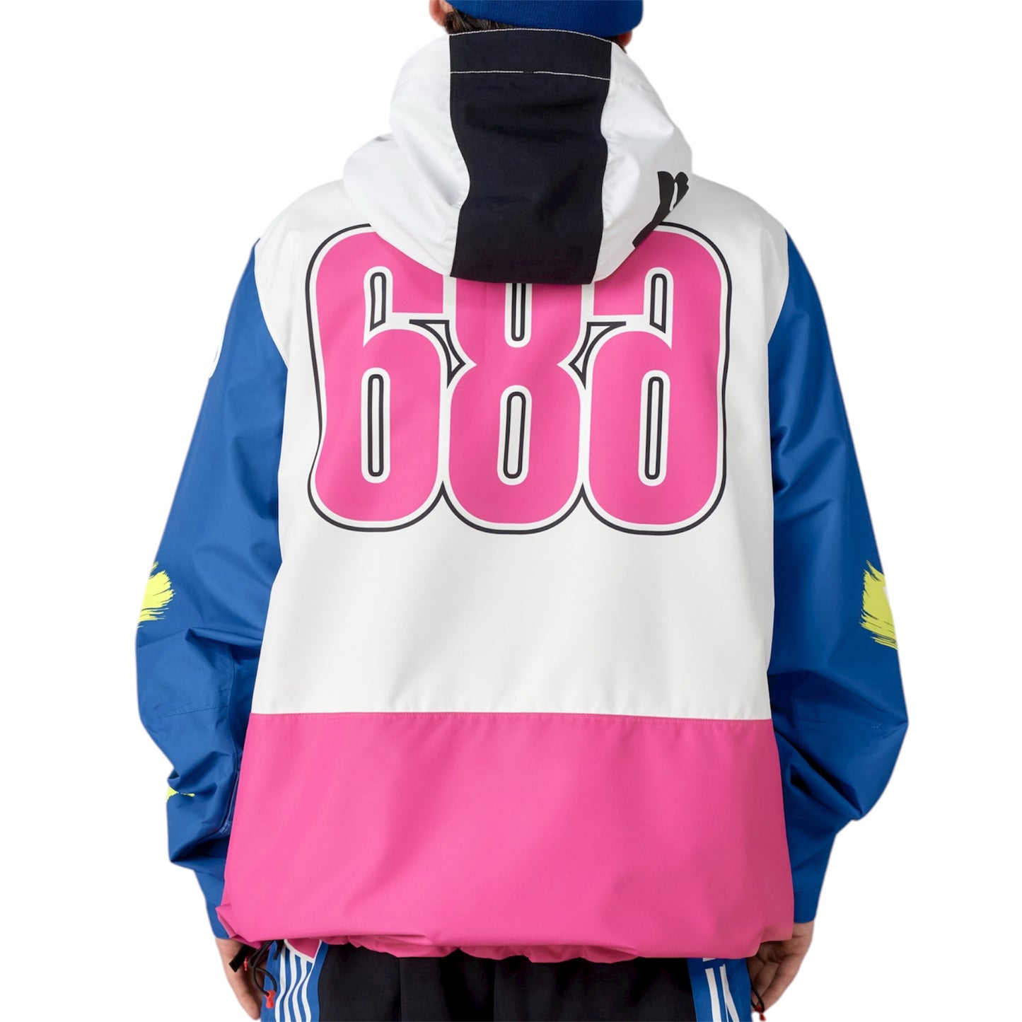 686 FOX RACING SHELL ANORAK FOX WHITE COLORBLOCK