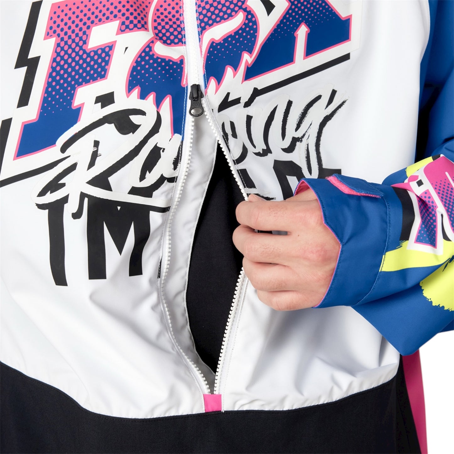 686 FOX RACING SHELL ANORAK FOX WHITE COLORBLOCK